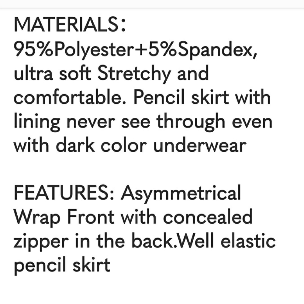 Elegant Brownish / Rose Pencil Skirt, 3X - Picture 6 of 8
